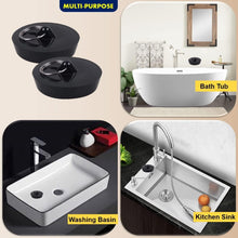MARJANTECH - 2 PCS Bathtub Plug  Kitchen Sink Plug Replacement  Drain Stopper for Kitchen Sink, Wash Basin [Size 42mm to 45mm]