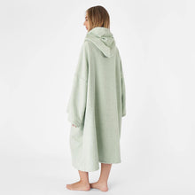 Brentfords Towel Poncho Adult Hooded Large Bath Swim Surf Beach Absorbent Microfiber Dry Changing Robe for Men Boys Quick Dry, Sage Green