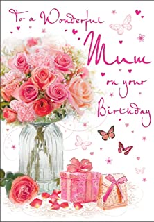 Birthday Card Mum - 9 x 6 inches - Regal Publishing