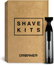 URBANER Battery Operated Mustache Trimmer, Waterproof Cordless Beard Trimmer for Men, Compact Moustache Clipper Portable Man Grooming Trimmer Electric Mustache Razor, MB-042UK