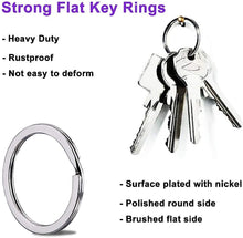 Key Rings for Keychain, Car Keys, Dog Tag Ring, Crafts