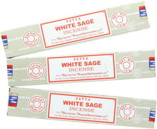 Satya Nag Champa White Sage Incense Sticks - 3 Packs