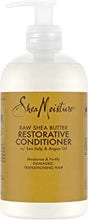 SheaMoisture Raw Shea Butter no silicones or sulphates Restorative Conditioner for transitioning, damaged hair 384 ml