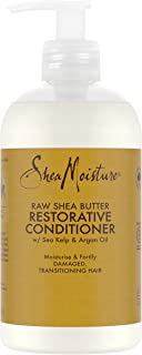 SheaMoisture Raw Shea Butter no silicones or sulphates Restorative Conditioner for transitioning, damaged hair 384 ml