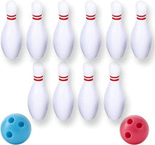 AKH® Elf Bowling Set | 10 Pin and 2 Balls | Mini Bowling Set | Stocking Fillers | Elf Behaving Badly Props Put On The Shelf Ideas Kit | Elf Accessories For Christmas Party Decoration