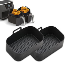Silicone Air Fryer Liners For Ninja Dual Air Fryer Af400uk & Tower T17088 &  Af300uk, 7.67in Reusable Silicone Air Fryer Pot Basket, Ninja Air Fryer Ac