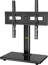 Alphamount Universal Swivel TV Stand,Table Top TV Stand for Most 32''-60'' LCD LED OLED TVs, Height Adjustable TV Base Stand, Holds up to 88 pounds, Max VESA 400x400mm