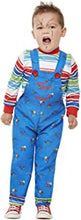 Smiffys Officially Licensed Chucky Costume, Boys, Blue, Toddler