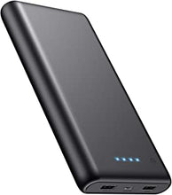 iPosible Power Bank, Portable Charger [24800mAh] External Battery Pack with 4 LED Lights Ultra Compact High-Speed Charging Compatible with iPhone 13 12 Pro 11 XS/Huawei/Samsung/iPad/OPPO/Xiaomi