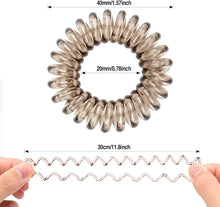 Miying 18PCS Spiral Hair Ties Traceless Hair Bobbles Hair Ties for Women No damage for Girls Women Ladies Hair Coil Bands