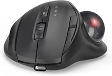 Wireless Trackball Mouse - Seenda Rechargeable Ergonomic Mouse, Easy Thumb Control, Smooth Tracking, for Windows, PC & Mac, 3 Device Connection (Bluetooth & USB)