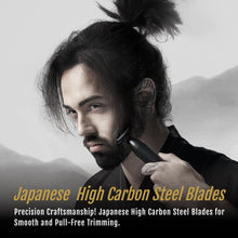 URBANER Rechargeable 4-in-1 Facial Hair Grooming Kit for Men, Waterproof Ear and Nose Hair Remover, Painless Eyebrow Trimmer, Wet and Dry Use Beard Styler, Portable Beard Shaver, MB-990