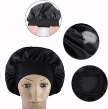 Yafe 3 Pcs Silk Bonnet, Satin Hair Bonnet for Sleeping with Wide Elastic Band Satin Sleep Cap, Soft Night Sleep Hat for Women Girls Diameter 12 in