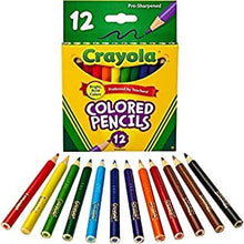 CRAYOLA Half-Length Colouring Pencils - Assorted Colours (Pack of 12) | Tougher Pencils that Won't Easily Break Under Pressure | Ideal for Kids Aged 3+