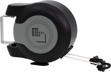 Supply Cube 30m Retractable Washing Line, Washing Line, Reel with Duel Cable  Wall Mounted Clothes Airer, Retractable Washing Line Outdoor Extendable Double Clothes Line Clothes Airer  Clothes Dryer