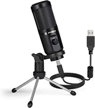USB Microphone with Mic Gain, MAONO 192Khz/24Bit Podcast PC Computer Condenser Mic for Recording, Gaming, Streaming, Voice Over, YouTube, Twitch, Skype, Compatible with Mac Laptop Desktop, PM461TR