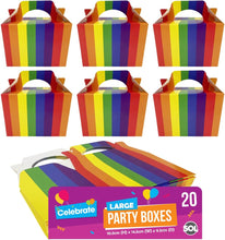 20pk Rainbow Birthday Party Boxes for Kids Party Food  Cardboard Lunch Boxes for Kids Party Food Boxes Party  Party Food Boxes for Kids Party Boxes  Party Lunch Boxes