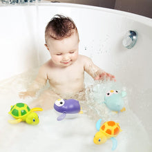 BelleStyle Bath Toys for Kids, Baby Wind Up Bath Toys, Swimming Water Floating Turtle Penguin Clockwork Bathtub Pool Toy Game for Kids Boys Girls Toddlers Baby Bath Time