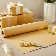 Brown Kraft Paper Roll (440mm x 30.5m) Brown Paper Packing Roll - Ideal for Arts, Crafts, Gifts, Postal, Shipping, Wrapping, Floor Covering, Table Runners