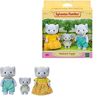 Sylvanian Families 5376 Elephant Family, Multi-Coloured