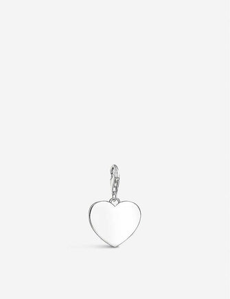 Heart sterling-silver charm