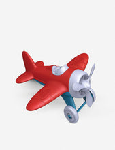 Recycled-plastic aeroplane toy