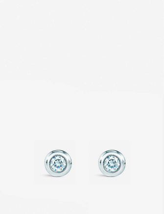 Elsa Peretti® Diamonds by the Yard® earrings in sterling silver