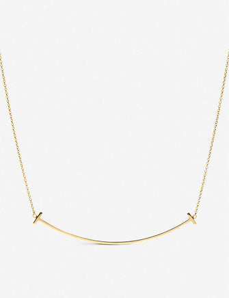 Tiffany T smile pendant in 18k gold