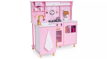 Chad Valley Wooden Kitchen with Breakfast Bar - Pink