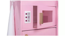Chad Valley Wooden Kitchen with Breakfast Bar - Pink