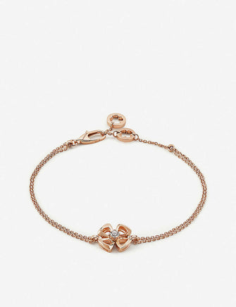 Fiorever 18ct rose-gold and diamond bracelet