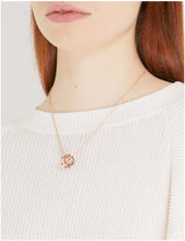 B.zero1 18kt pink-gold pendant necklace