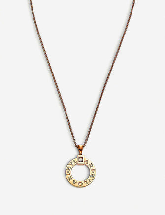 Bvlgari Bvlgari 18kt pink-gold and diamond necklace