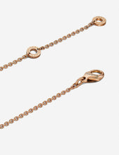 B.Zero1 18ct rose-gold and diamond necklace