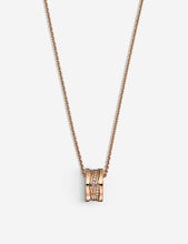 B.Zero1 18ct rose-gold and diamond necklace