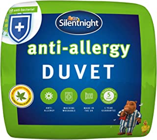 Silentnight Anti Allergy Double Duvet 13.5 Tog - Thick Heavy Warm Winter Quilt Duvet Anti-Bacterial and Machine Washable - Double Bed