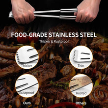 Grill Accessories BBQ Tools Set - 38Pcs Stainless Steel Barbecue Tool Kit with Case Grilling Accessory Utensils Sets Gift for Men Women Dad Outdoor Camping Backyard