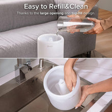 LEVOIT Humidifiers for Bedroom 3L, Top-Fill Cool Humidifier for Baby Room & Home, Smart Control with Humidity for Plants, Quiet Operation with Auto Mode, Essential Oil, Shut-Off, Up to 25H for 27