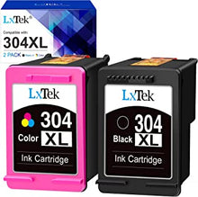 LxTek Remanufactured for HP 304 304XL Ink Cartridges for HP Envy 5010 5020 5030 5032 Deskjet 2620 2622 2630 2632 2633 2634 3720 3730 3733 3735 3750 3760 3762 3764 (1 Black, 1 Colour)