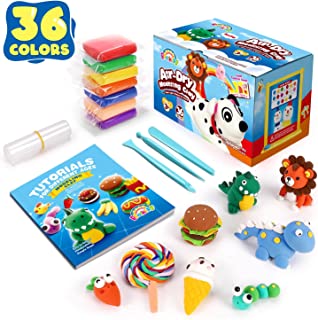 24 Colors Air Dry Clay For Kids With 8 Modelling Clay Tools, Project  Booklet & 24 Poly Bags for Sculpting, DIY, Art & Crafts – Ultra light,  Fine