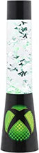 Paladone Xbox Glitter Lava Lamp, Flow Lamp Mood Lighting, 33 cm