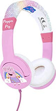 OTL Technoloiges Kids Headphones - Peppa Pig Rainbow for ages 3-7 years