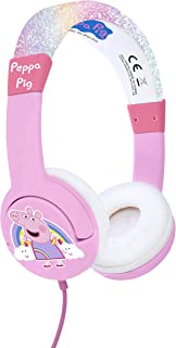 OTL Technoloiges Kids Headphones - Peppa Pig Rainbow for ages 3-7 years