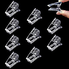 10 PCS Nail Tips Clip Quick Building Plastic Finger Extension UV LED Builder for DIY Manicure Nail Art Transparent