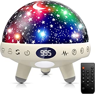 Night Light Kids Star Projector Baby Sensory Lights Toys White Noise Machine Baby with 29 Soothing Sounds Baby Night Light for Kids Children Boy Girl Gifts Baby Sound Machine with Timer and Remote