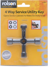 Rolson 22460 Four Way Service Utility Key