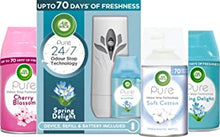 Air Wick Automatic Air Freshener Freshmatic Spray Starter Kit| Odour Neutraliser, Bathroom & Room Freshener| Fragrance: Mixed Fragrances| Size: 1 Gadget & 4 Airwick Refills| Usage: Lasts Upto 280 days