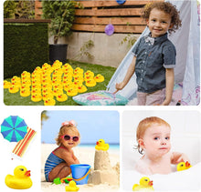 9 Yellow Rubber Ducks, Squeaking and Floating Classic Duckies, Bathtime Floating Matte Vinyl Baby Bath Time Toys, Cake toppers, Classic Ducks, Bath Time Has Never Been More Fun (9 Ducks)