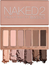 Urban Decay Naked Basics 2 Eyeshadow Palette, 6 Blendable Matte Nudes Shades for Natural Looks, Compact Size Ideal for Travel, 7.8g