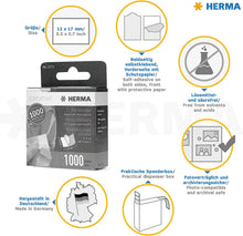 Herma Photo Stickers, 12mm x 17mm, 1000pcs